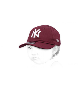 purple NY cap baby Baby League Ess NY 9Forty maroon